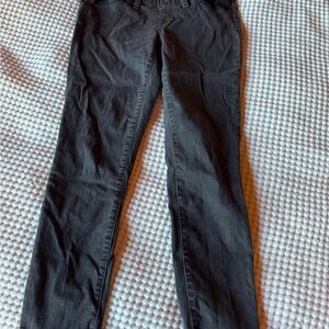 Madewell Dark Gray Maternity Skinny Jeans